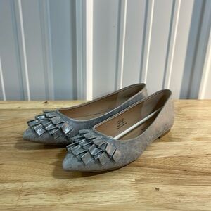 Journee Collection Womens Shoes Ruffled Flats Size 9.5